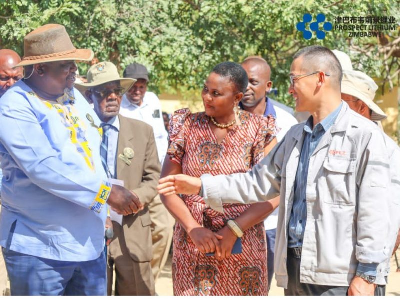 Chief Chikwaka in conversation with Prospect delegation