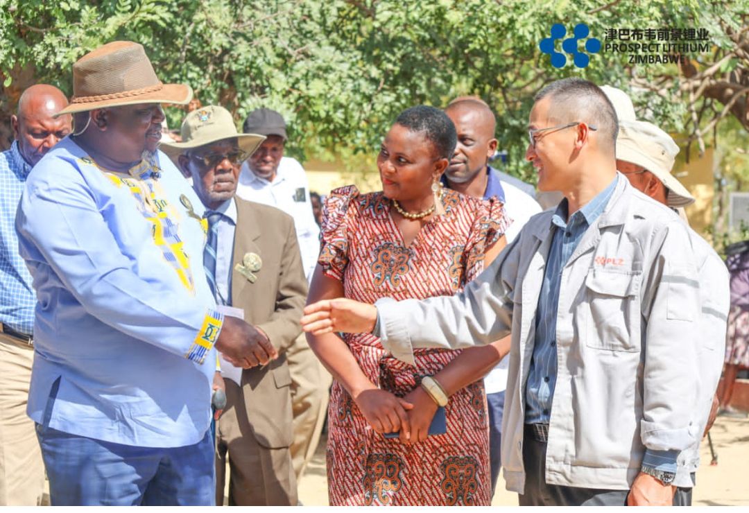 Chief Chikwaka in conversation with Prospect delegation