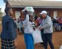 Handover of groceries